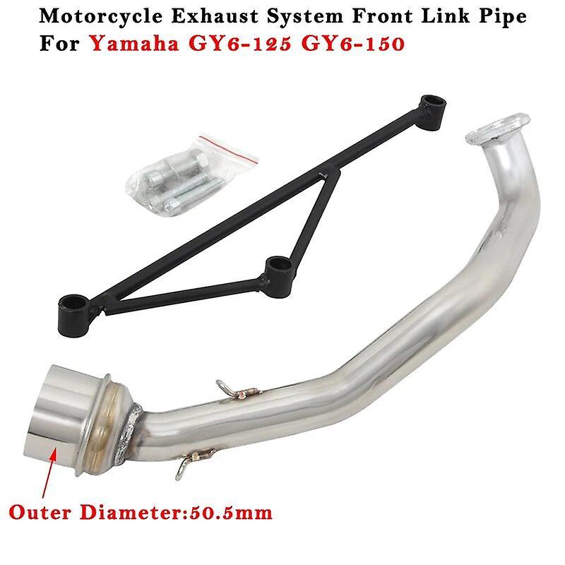 Youping Motorcycle Exhaust Moto Escape System Modified Muffler 51mm Front Link Pipe For YAMAHA GY6-125 GY6-150 GY6 125 125CC 150 150CC