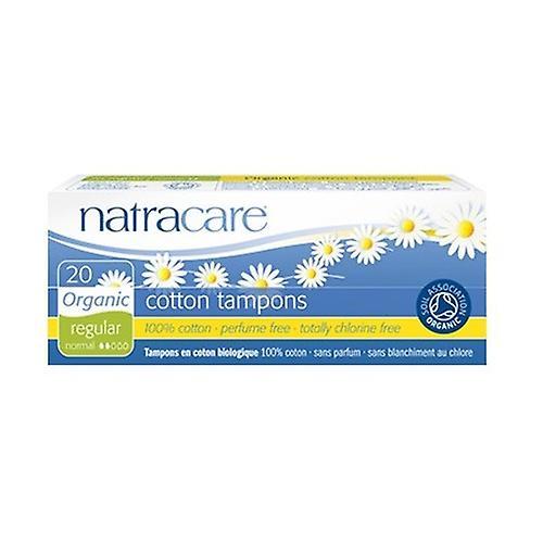 Natracare Regular Tampon Without Applicator 20 Units