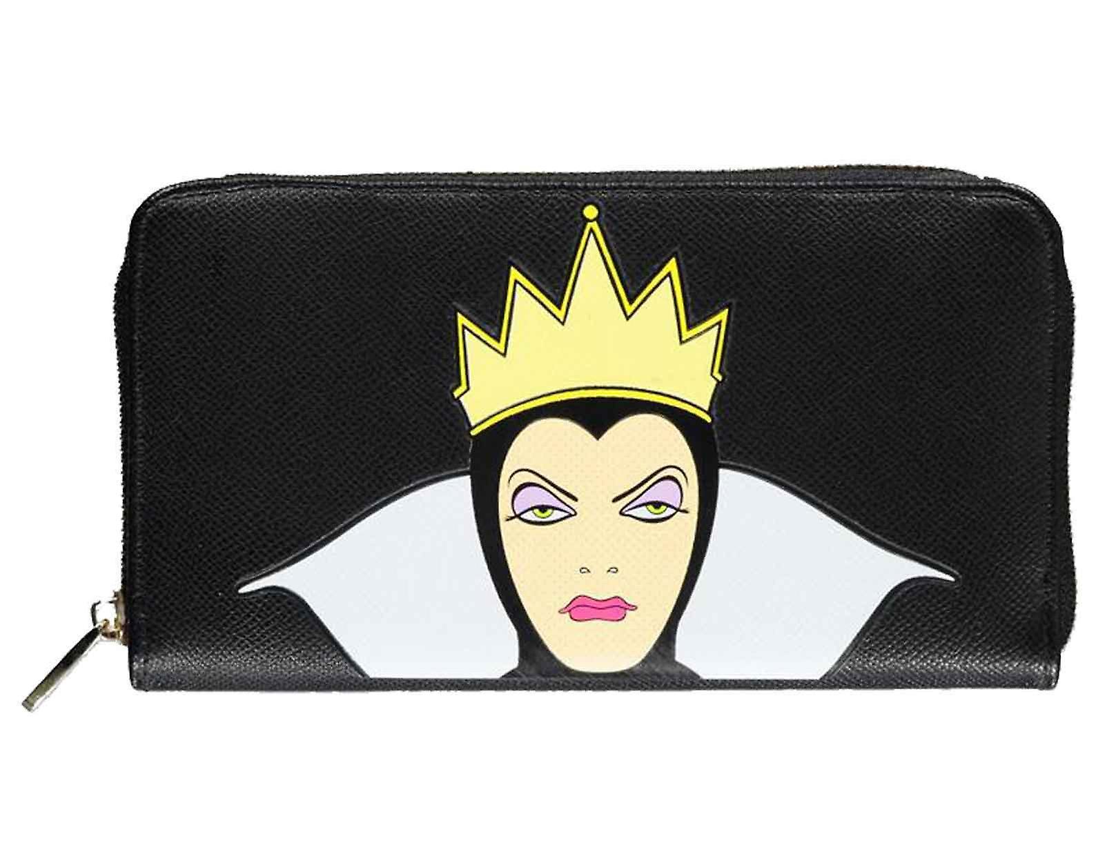 Snow White Purse Evil Queen new Official Disney Black Zip Around One Size