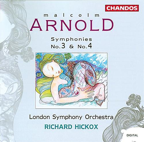 Chandos Richard Hickox - Symphonies 3 & 4  [COMPACT DISCS] USA import