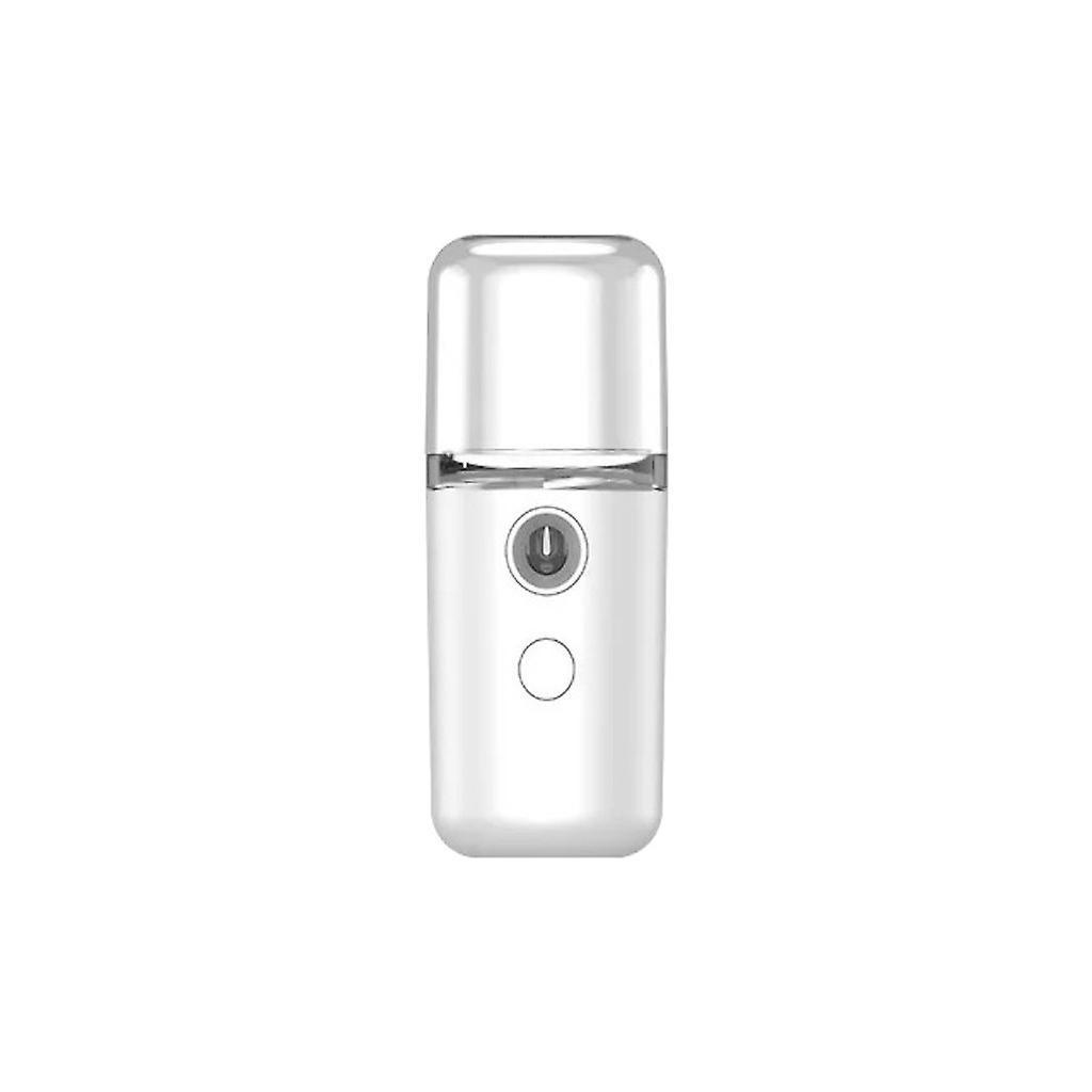 Fruushop Face Sprayers Nano Spray Mist Facial Steamer Humidifier Hydrating Water Portable White