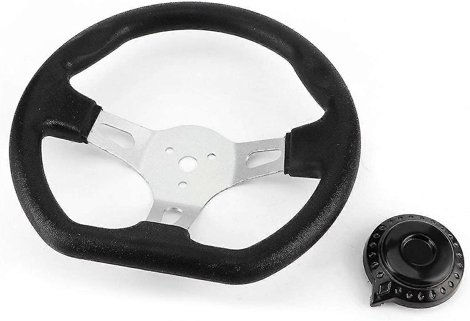 Asiv Huncv Go-kart Steering Wheel 270mm For Racing Trolley Accessory Buggy Go-kart