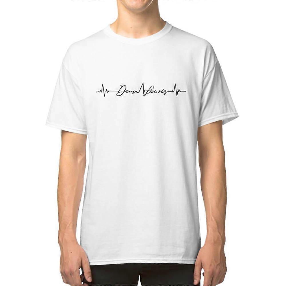 RockShark Dean Lewis Heartbeat Art T-shirt White S