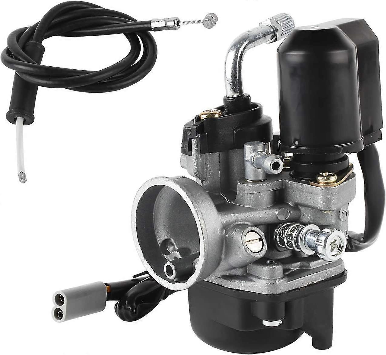 Tinor Carburateur, Carburateur de Remplacement Avec Passage de 17.5mm pour la Plupart des Scooters 50ccm de Piaggio/Gilera/Aprilia