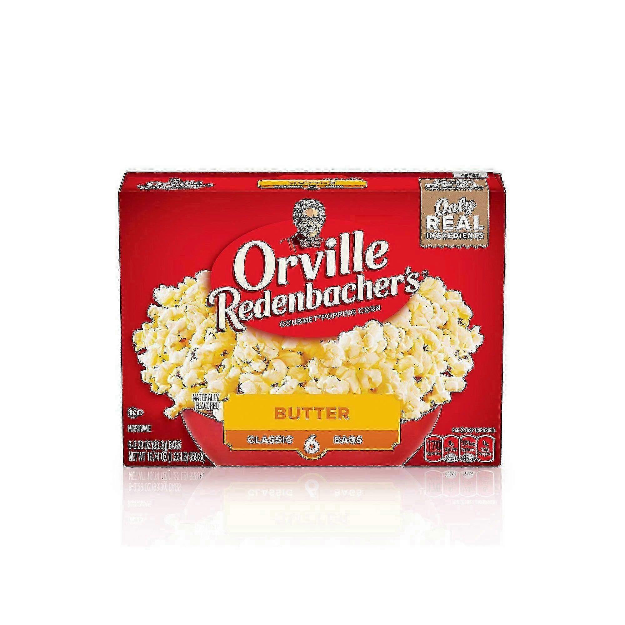 Orville Redenbacher's Microwave Butter Popcorn, 6 Ea