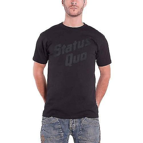 Status Quo Unisex Adult Vintage Logo T-Shirt Black M