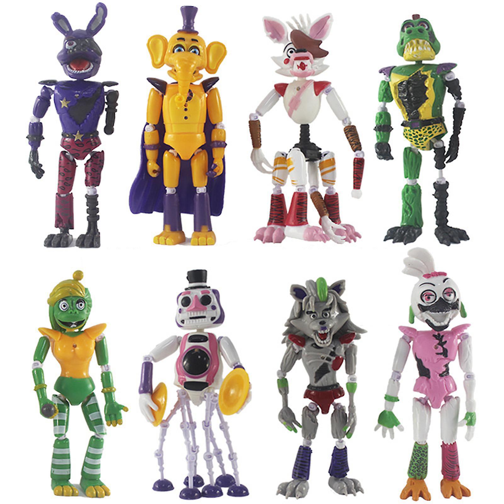 Remorui 1 Set Anime Model Toys Cartoon Game Five Nights at Freddy Figurine Ornament Plastic Fazbear Bear Action Figures Models G