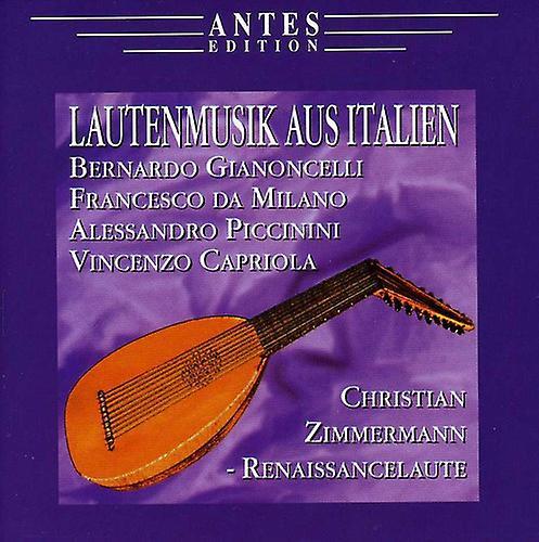 Antes Christian Zimmermann - Lautenmusik Aus Italien  [COMPACT DISCS] USA import