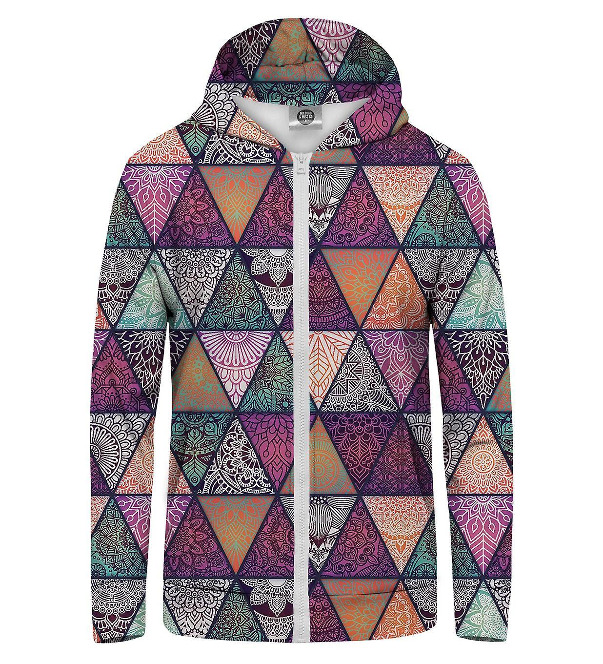 Mr Gugu & Miss Go Mr. GUGU & Miss GO triangles hoodie violet L