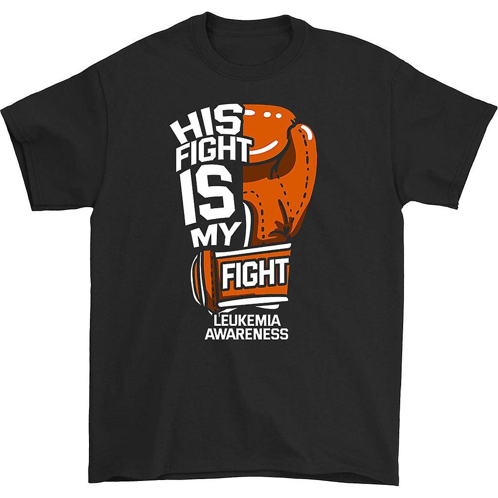 HISHARK His fight is my fight retro vintage 70s t-shirt black M