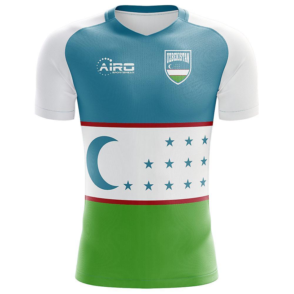 Airo Sportswear 2024-2025 Uzbekistan Home Concept Football Shirt Blue XL