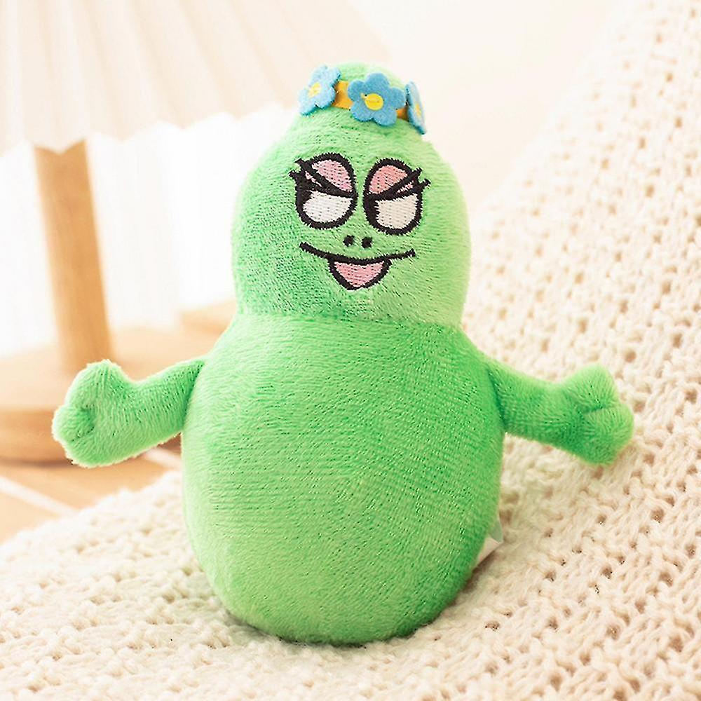 Lequeen Barbapapa Plush Toy Anime Barbapapa Doll Soft Stuffed Toys Kawaii Barbapapa Monster Doll Pillow Children Birthday Christmas Gift green