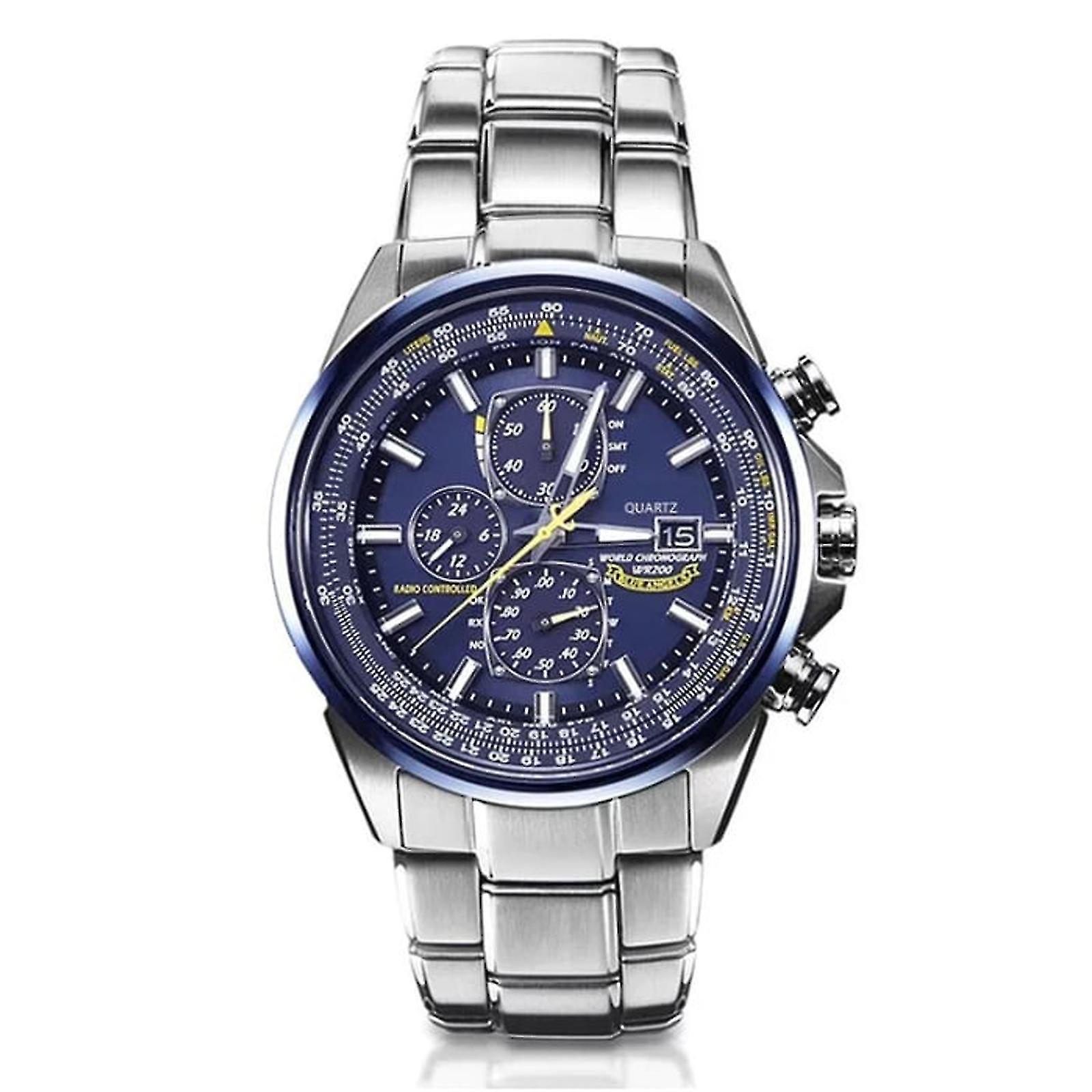 Otwoo Citizen Men's Eco-drive Promaster Skyhawk A-t Blue Angels Watch 45mm,100% New