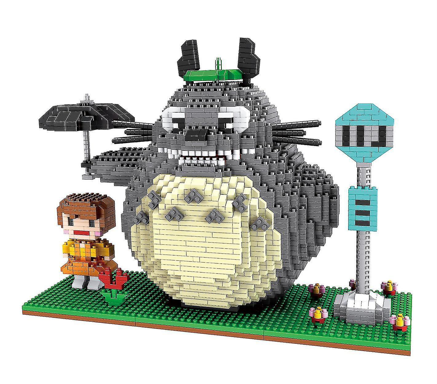 Zhenv Totoro Children's Puzzle Puzzle Small Particle Building Block Toys Quantity 2000+