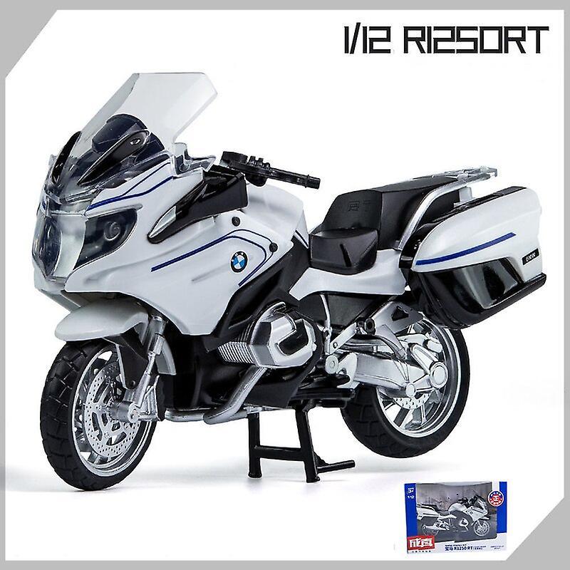 1:12 BMW R1250RT-P Police Diecast Motorcycle Model Toy Replica With Sound & Light birthday gift christmas gift Collection bike Toy Motorcycles Whit...