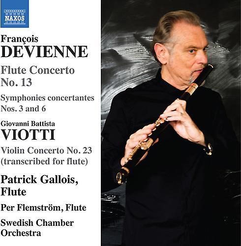 Naxos Devienne / Viotti / Gallois - Flute Concerto 13 / Symphonies Concertantes 3 & 6  [COMPACT DISCS] USA import