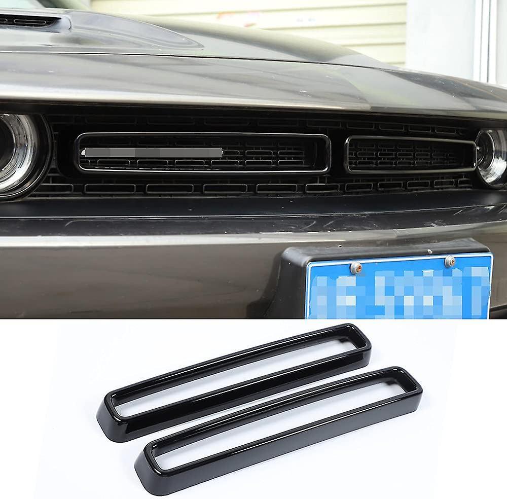 SSRGV Grille Inserts ABS Grill Cover Trim Kit Exterior Accessories for 2015-2021 Dodge Challenger