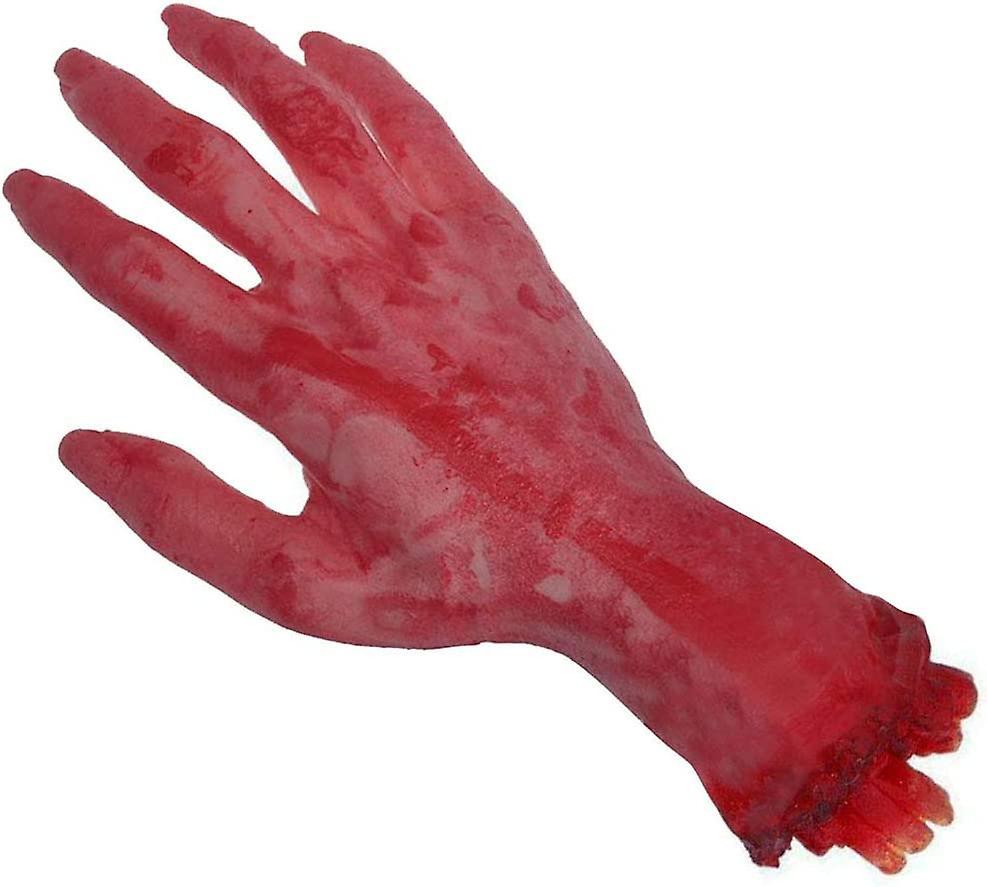 Ln-2pcs Severed Hand Dog Toy - Severed Hand Prop, Severed Limb Prop, Bloody Limbs For Halloween Or Play