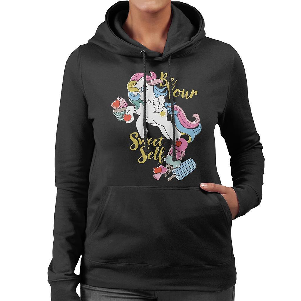 My Little Pony Be Your Sweet Self Women's Hooded Sweatshirt Black Large