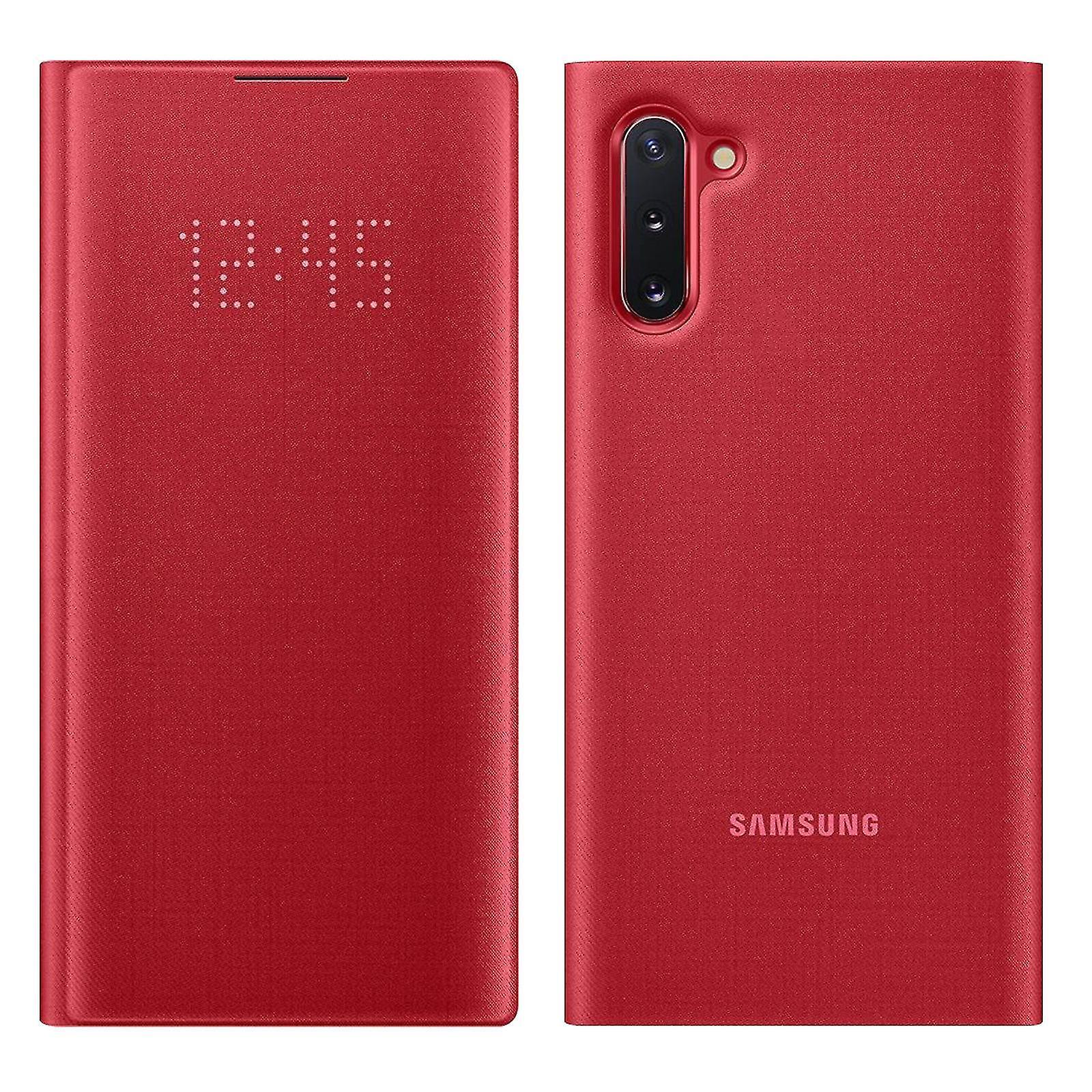 Official Samsung LED View Cover Case for Samsung Galaxy Note 10 - Red