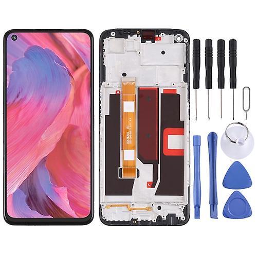 Repair Parts Orig Lcd Screen And Digitizer Full Assembly With Frame For Oppo A74 5g Cph2197 Cph2263