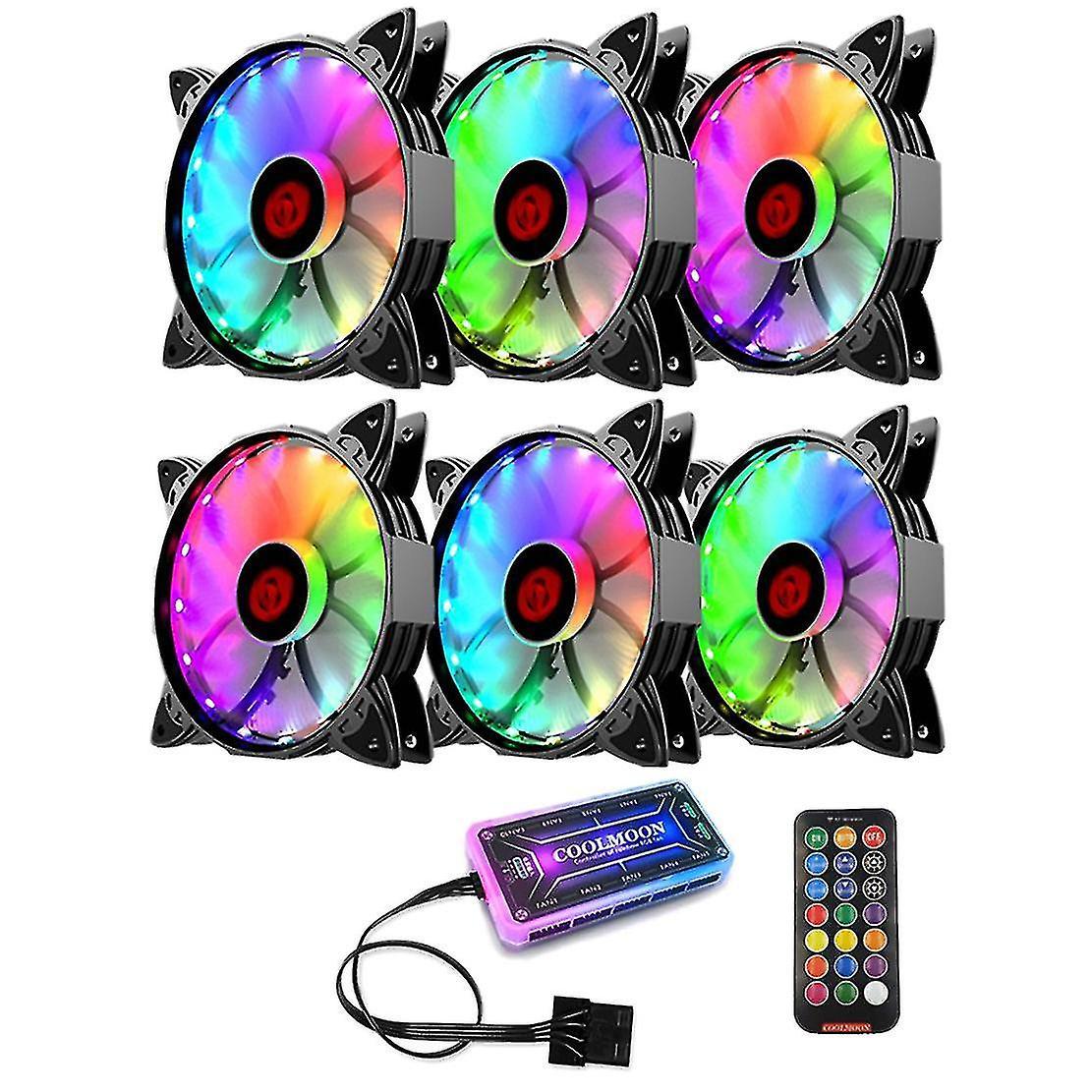 Sbdy 120mm Case Fan Cooler Pc Cooling Fans 6pin Rgb Radiator Mute Computer Ventilador 5v Argb Sync