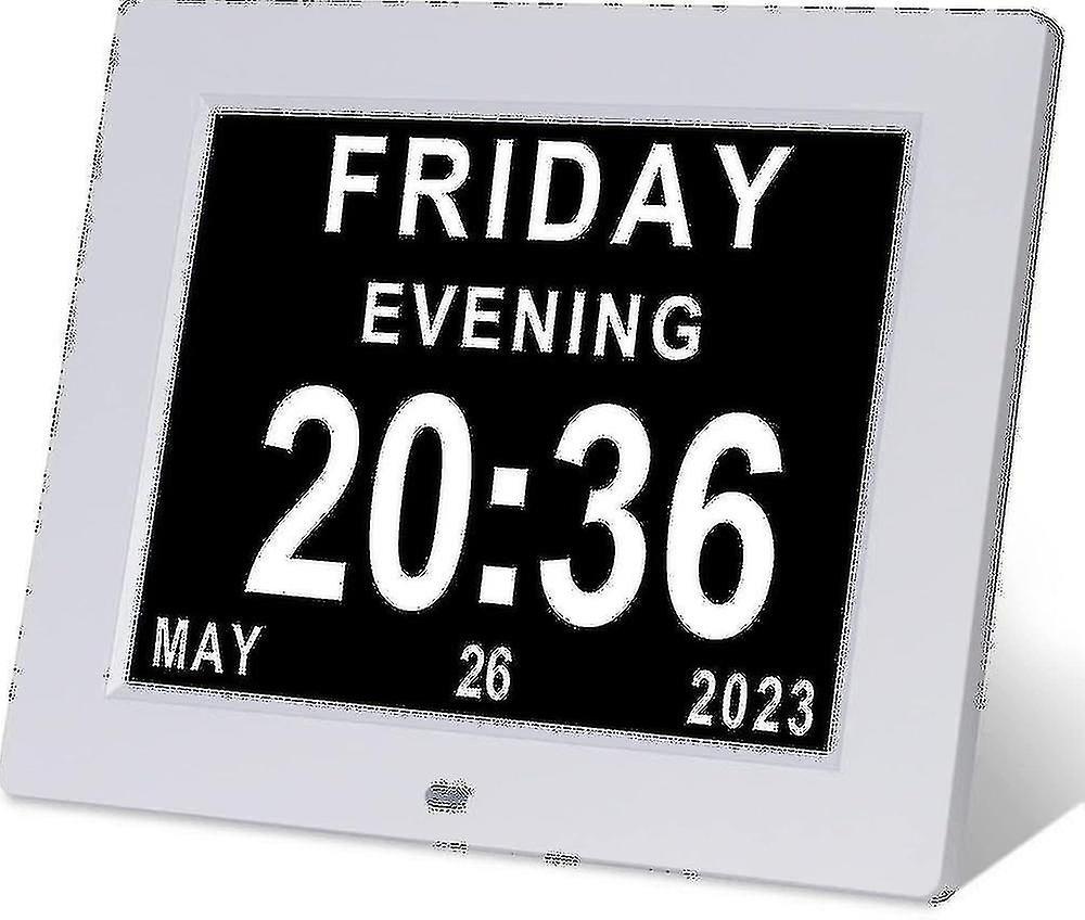 Dementia Clock Alzheimers Clock & Large Digital Calendar Clock For Seniors,clock With Day And Date F -gt