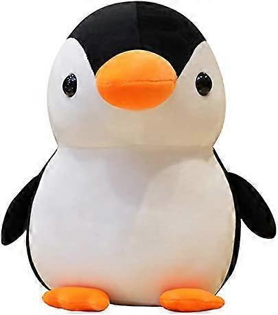 Linkrunning Plush Penguin Toys,Cute Stuffed Animal Plush Toy 3D Pillow Soft Lumbar Back Cushion Plush Stuffed Toy Gifts For Children (9.8 Inch