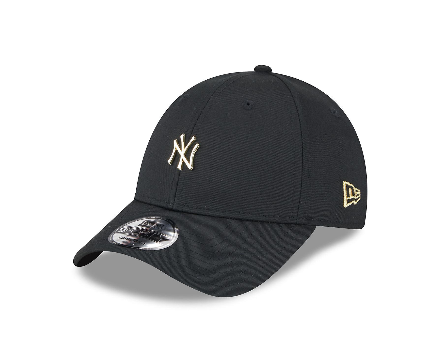 New Era Mens Pin 9Forty Cap ~ New York Yankees Black One Size