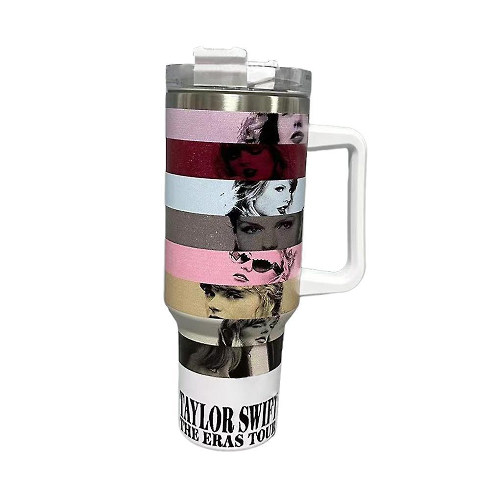 Bestdaily Taylor Swift Stainless Steel Tumblers 40oz, Ts Fans Tumbler, Friendship Gifts For Music Lovers Swiftie Womens Girls Friends Sister B