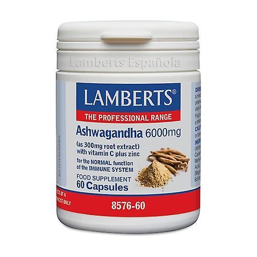 Lamberts Ashwagandha 6000 mg 60 capsules