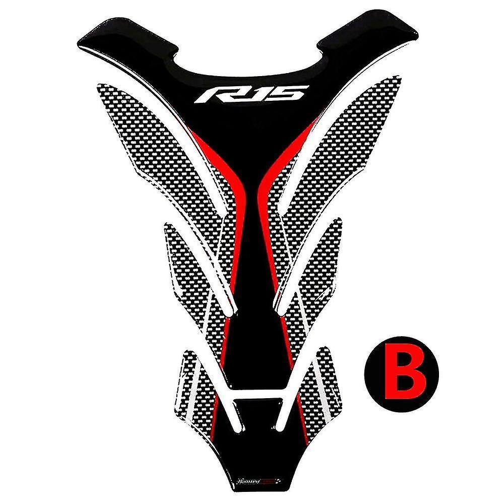 Tianzun Motorcycle Sticker Decal Gas Oil Fuel Tank Pad Protector Case For Yamaha R15 Yzf-r15 B