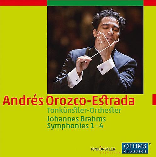 Oehms Brahms / Tonkuenstler-Orchester / Orozco-Estrada - Symphonies Nos. 1-4  [COMPACT DISCS] USA import