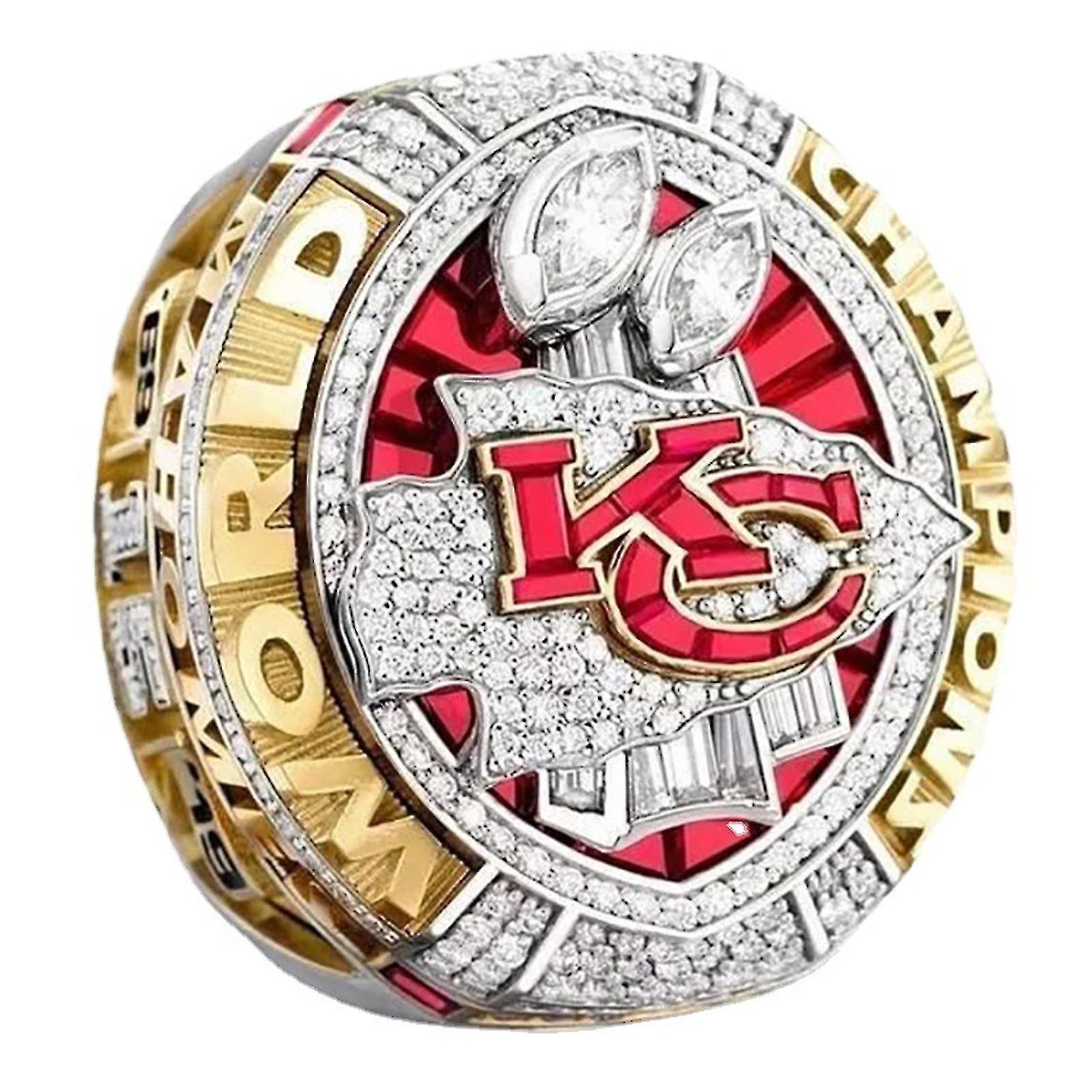 Rings Alloy Ring Men Kansas City Chiefs Ring Mahomes Patrick Super Bowl Replica Ring With Box Size 9