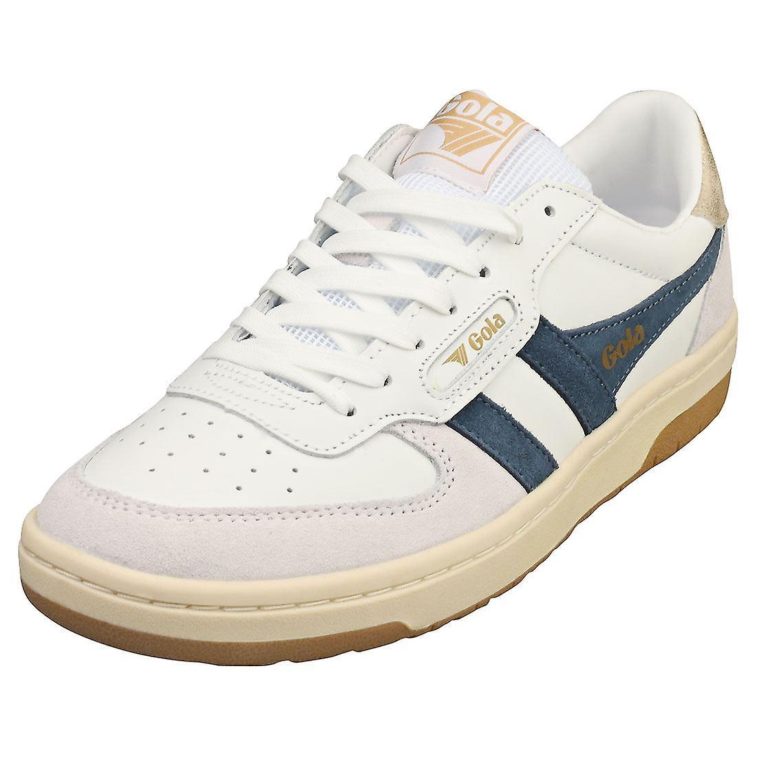 Gola Hawk Womens Casual Trainers in White Navy 37 EU