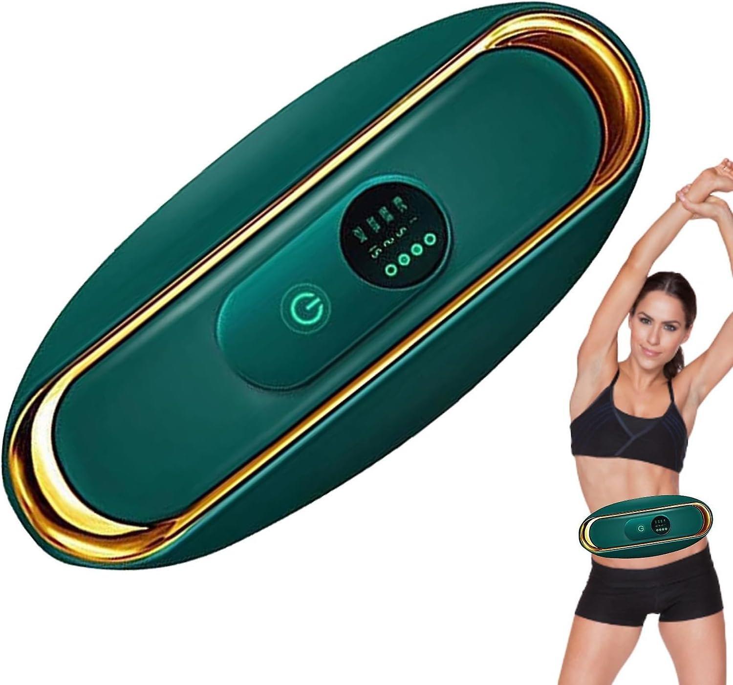 Frusde Fat Burning Waist Belt, Abdominal Massage Hot Belt, Slimming Massage Belt, Belly Fat Burner Portable Machine For Women Men Belly Fat Remover...