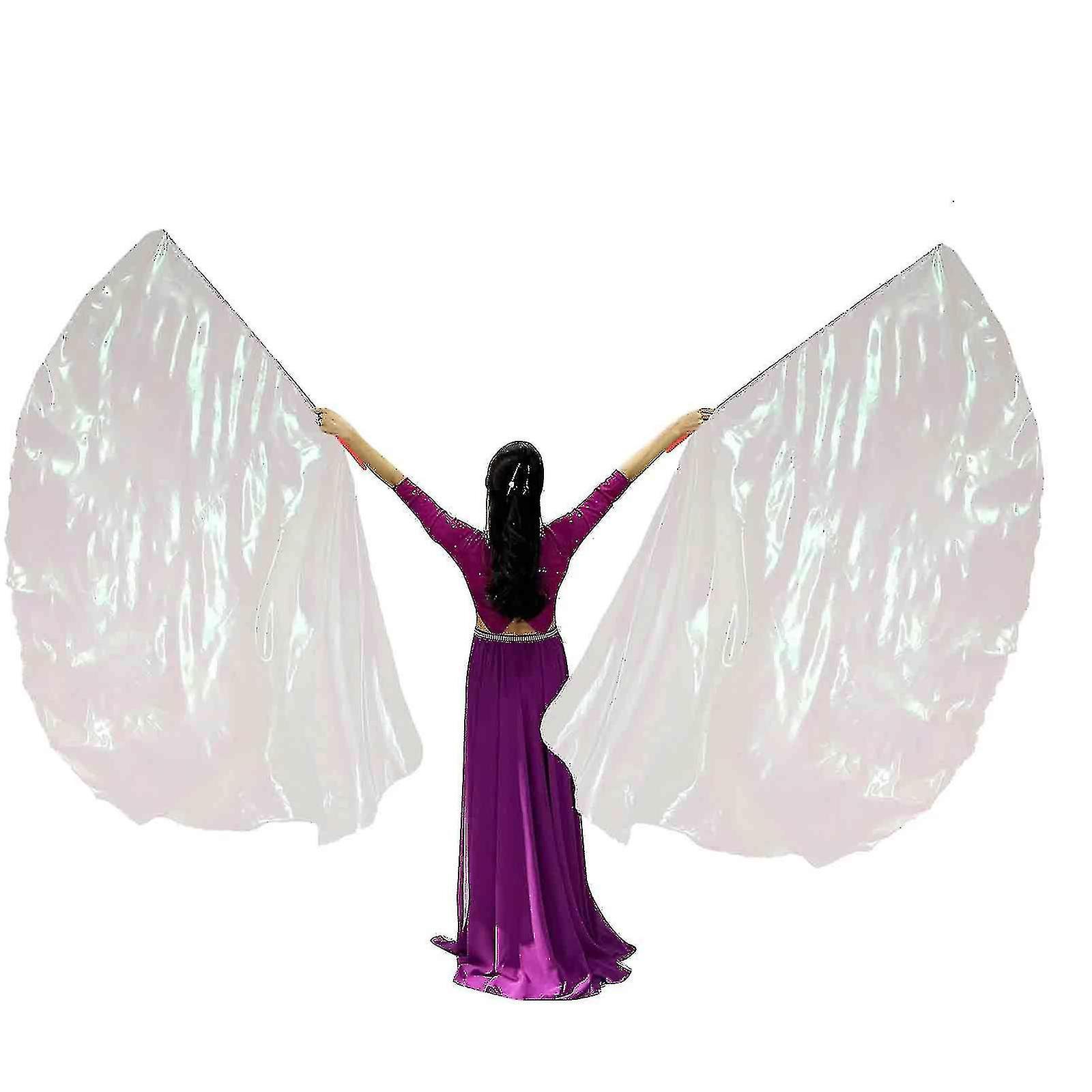 Winov Praise Dance Worship Banner Set Dance Props Church Performance Costume Fan0686 -CN-NEW Clear