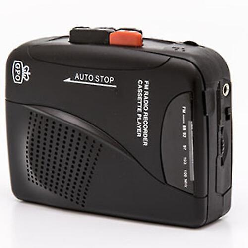 GPO GPOPCP PERSONAL CASSETTE PLAYER GPO Personal Cassette Player / Radio  [MISC ACCESSORY] Black USA import