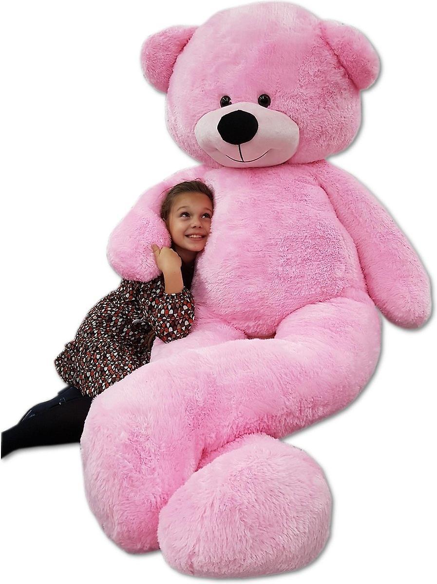 Viking Choice Large teddy bear 2,2 meter pink 220 cm XXL