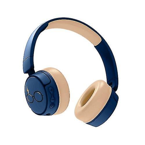 Harry Potter Childrens/Kids Lightning Bolt & Glasses Wireless Headphones Navy/Cream One Size