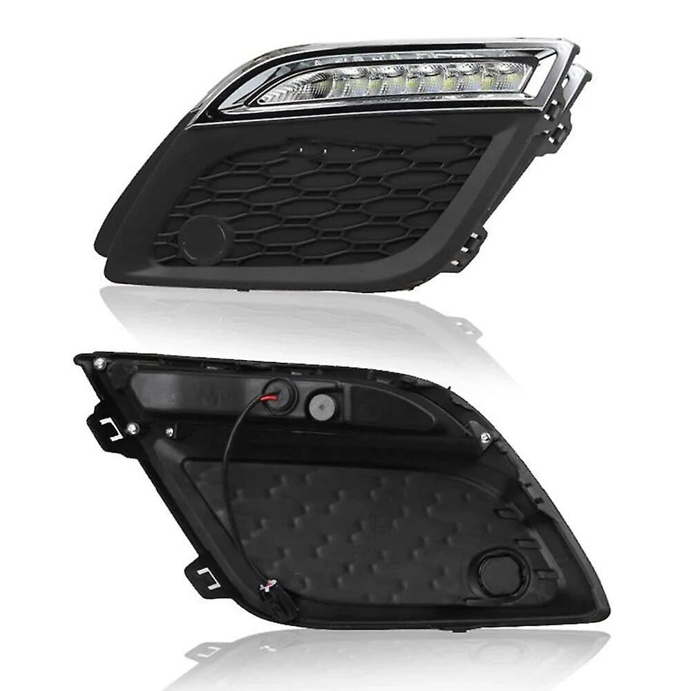 Eccpp LED Daytime Running Light LED DRL LED Daylight with dimming function For Volvo XC60 2011 2012 2013 With Chrome White