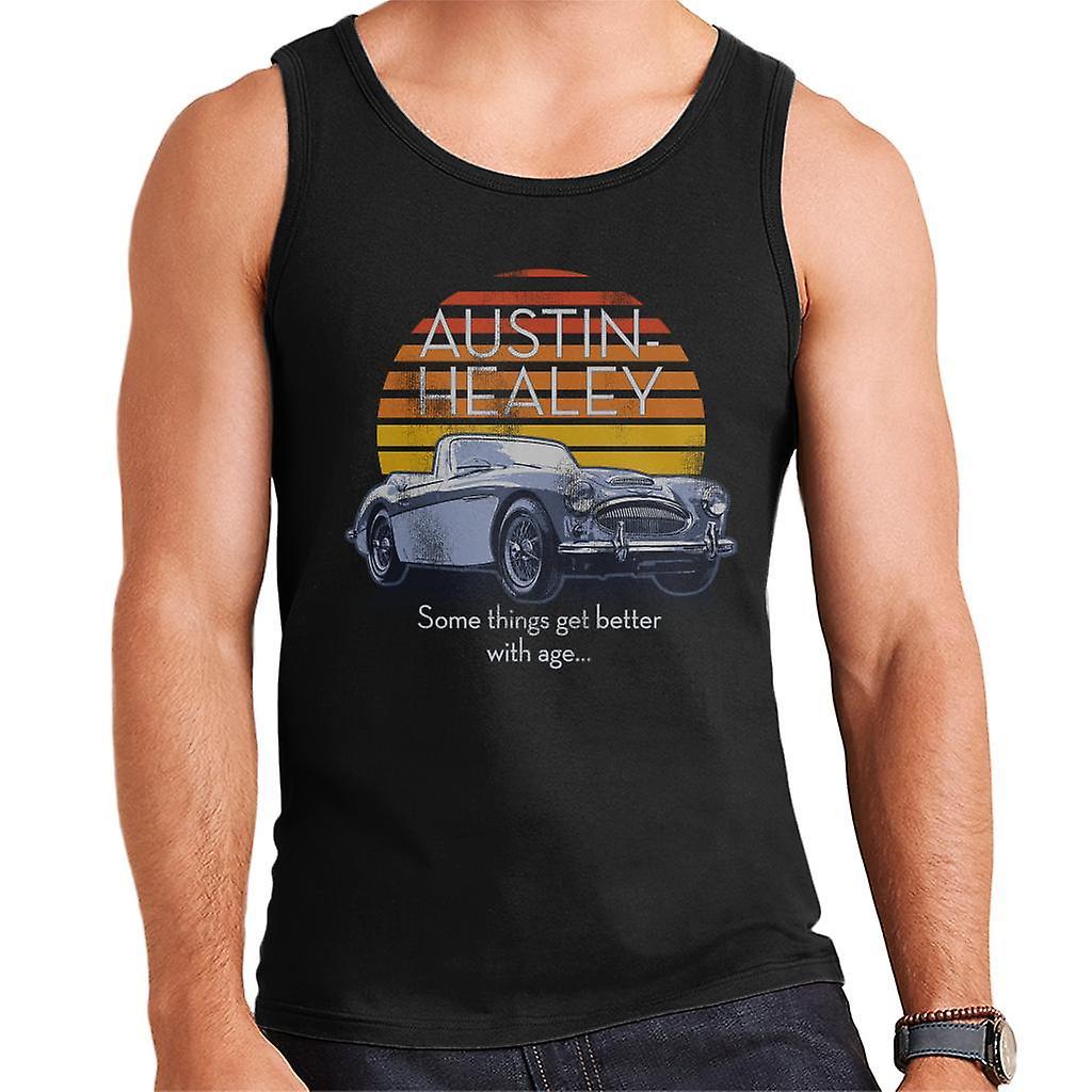 Austin Healey Some Things Get Better With Age British Motor Heritage Men's Vest Black XX-Large