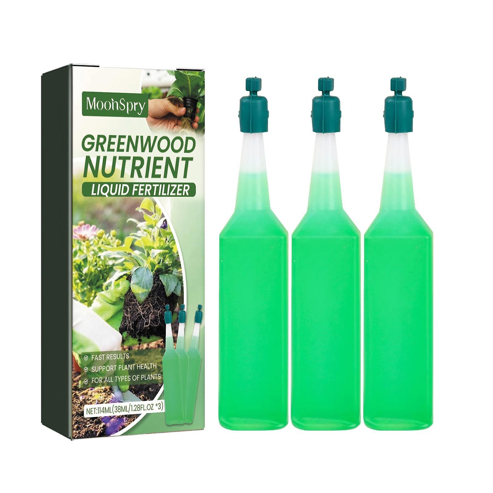 Metarealm A Box Of 38mlx3pcs Concentrated Plant Nutrient Solution For Flower Succulent Green Vegetable And Flower Cultivation Organics Hydroponic F...