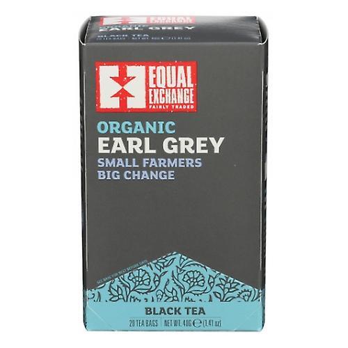 Equal Exchange Organic Earl Grey Tea, 20 Bags (Case of 6) (Pack of 1)