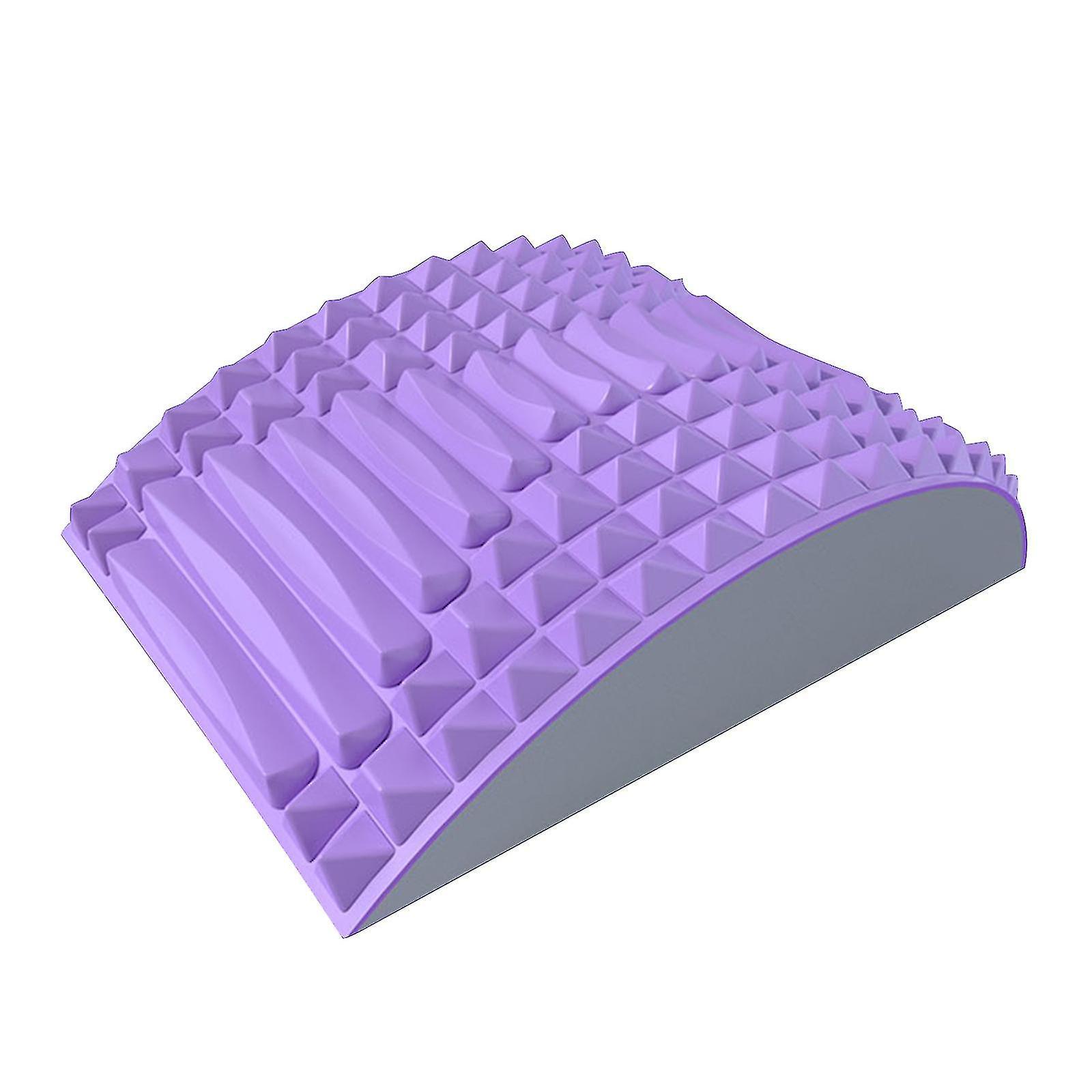 Cpdsd Neck & Back Stretcher,back Neck Cracker For Lower Back Pain Relief, Multi-level Adjustable Spine Board New Purple