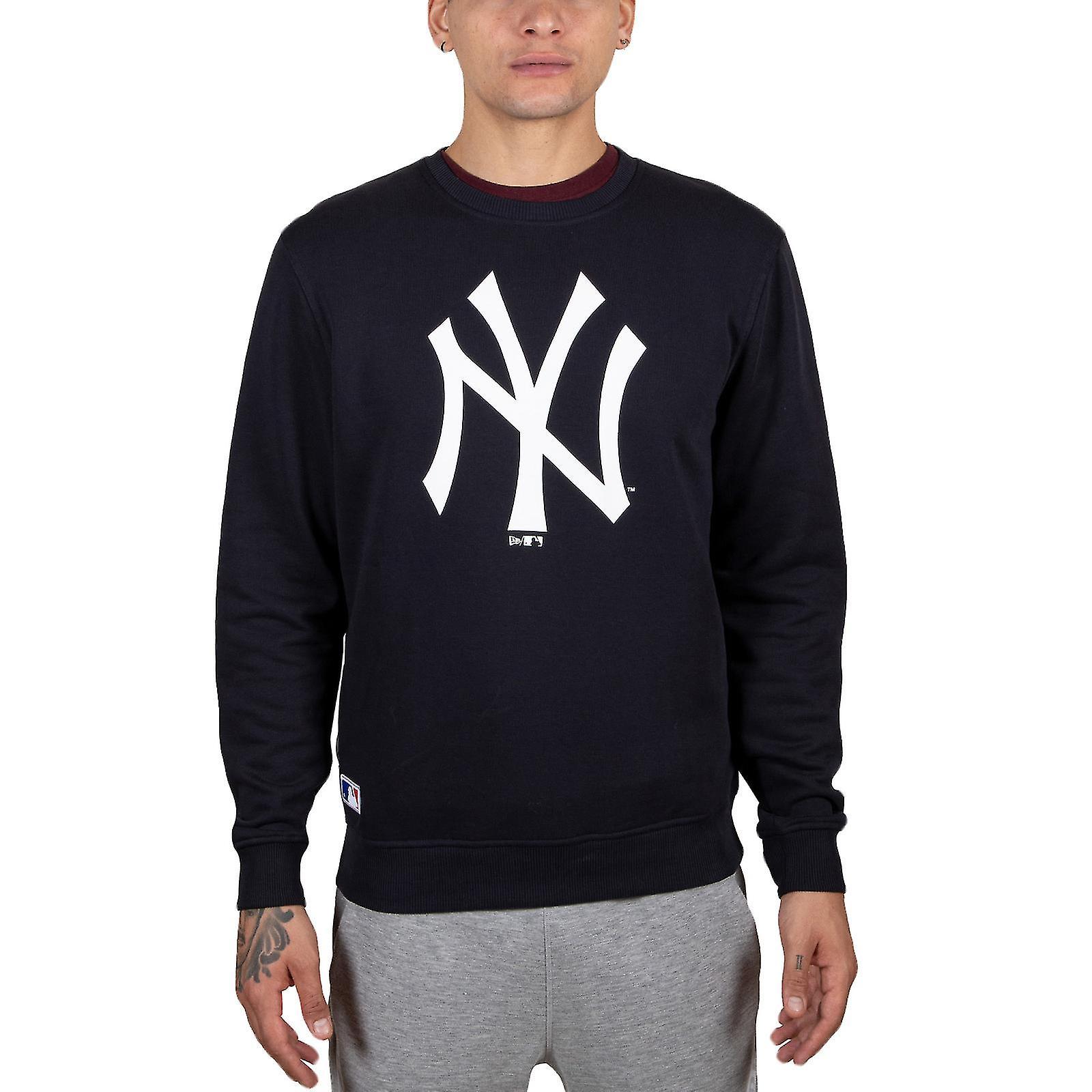 New Era New York NY Yankees Team MLB Pullover Sweater Sweatshirt Jumper - Navy 4XL