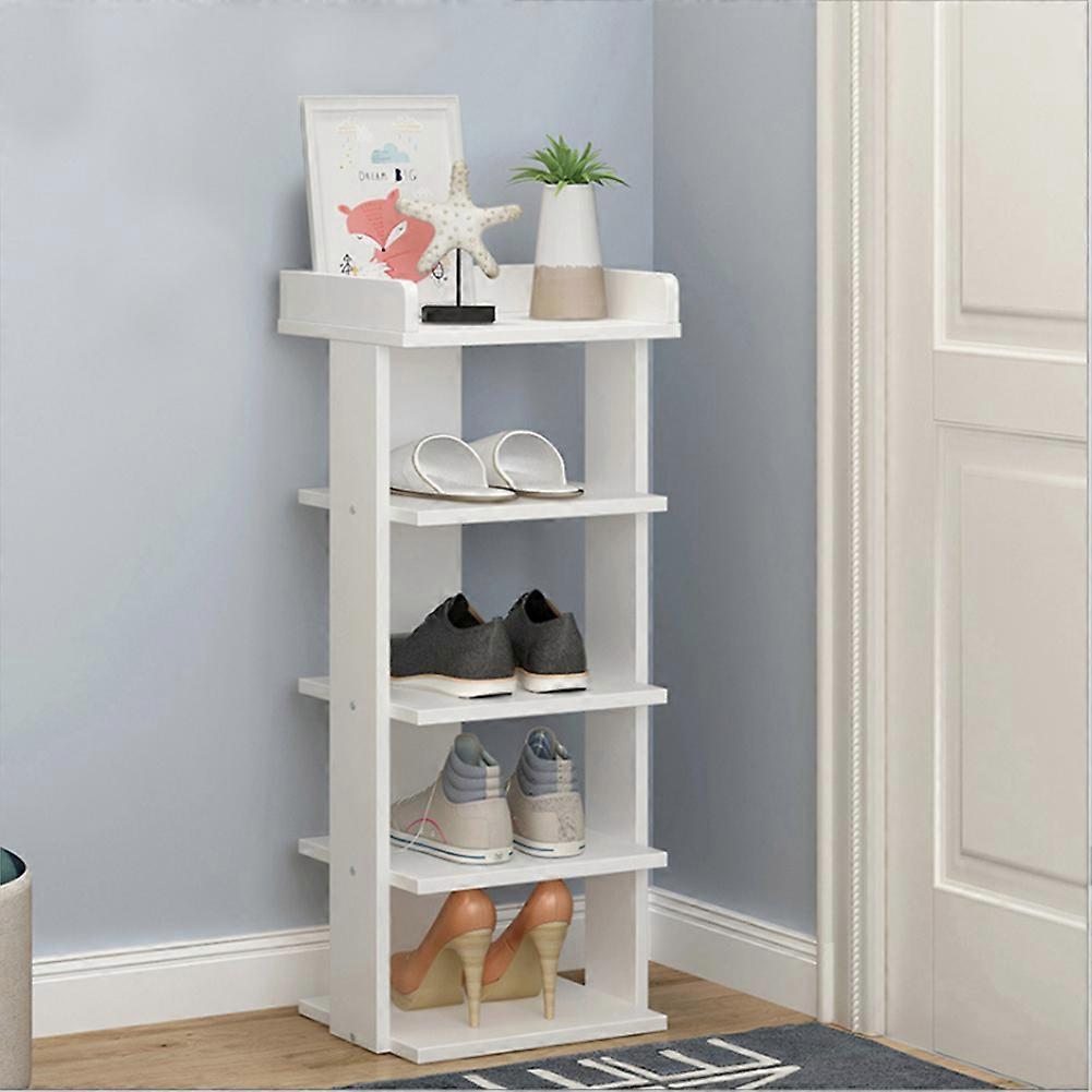 Living And Home 5 Tiers Shoe Rack Organizer Storage Stand Shelf Space Saving White