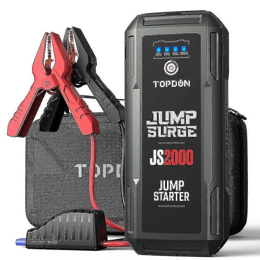 Jdd Power Topdon 2000amp Usb Car Jump Starter Pack Booster Battery Charger Power Bank Uk