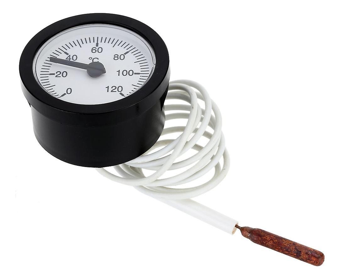 Sunset Temperature Indicator Capillary Thermometer,dial Temperature Gauge Capillary Temperature Measuring Sensor 0-120c Measuring Liquid Pipe Gauge...