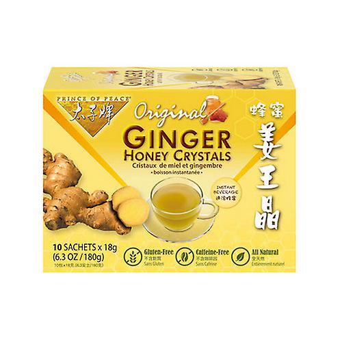 Prince Of Peace Ginger Honey Crystals, 10bg (Pack of 1)